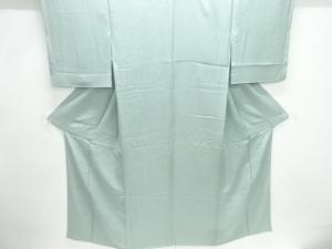 花模様織出し一ツ紋色無地着物